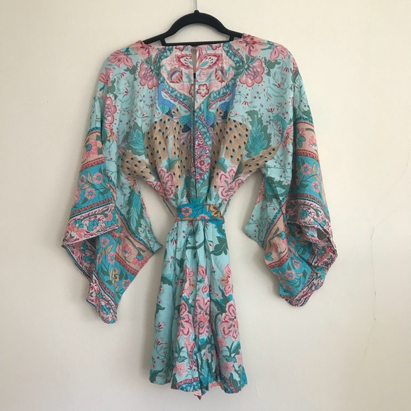 5⭐️ FAV BESTSELLER Lotus Kimono Romper Jumpsuit - Picture 3 of 6